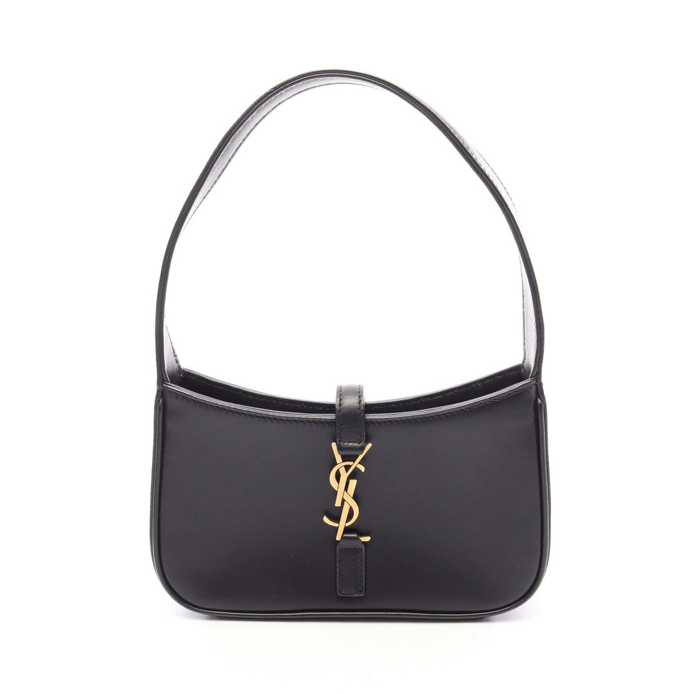 Saint Laurent Paris Hobo Shoulder Bag Le Leather Black